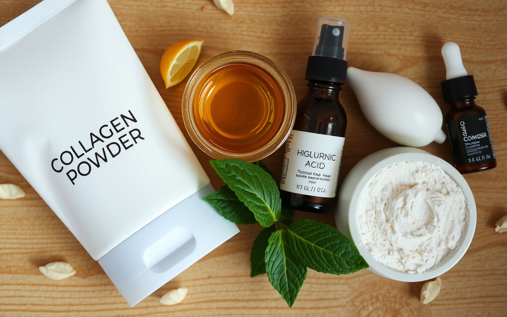 Natural beauty ingredients for women's skincare